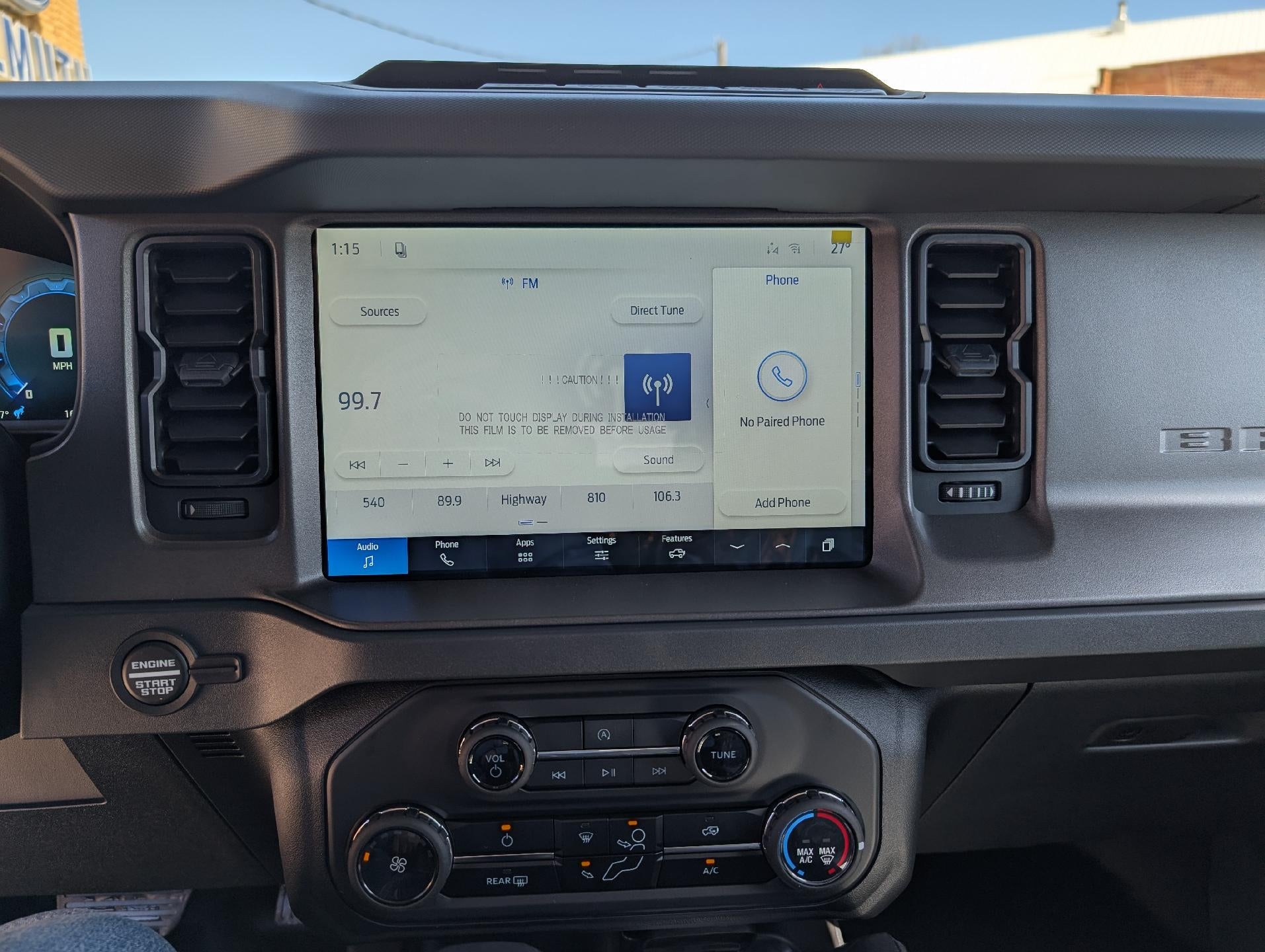 2026 Ford Bronco Badlands 4 Door Advanced 4x4